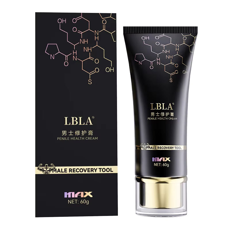 Delay ejaculation and Penis Strenghtening Cream for Increased Erection Blood Circulation LBLA Penile Health Cream Male Recovery 60g- LBLA男士健康修护膏 60g  -LBLA Penile Health Cream, Male Intimate Skin Recovery & Nourishing Care Cream, 60g